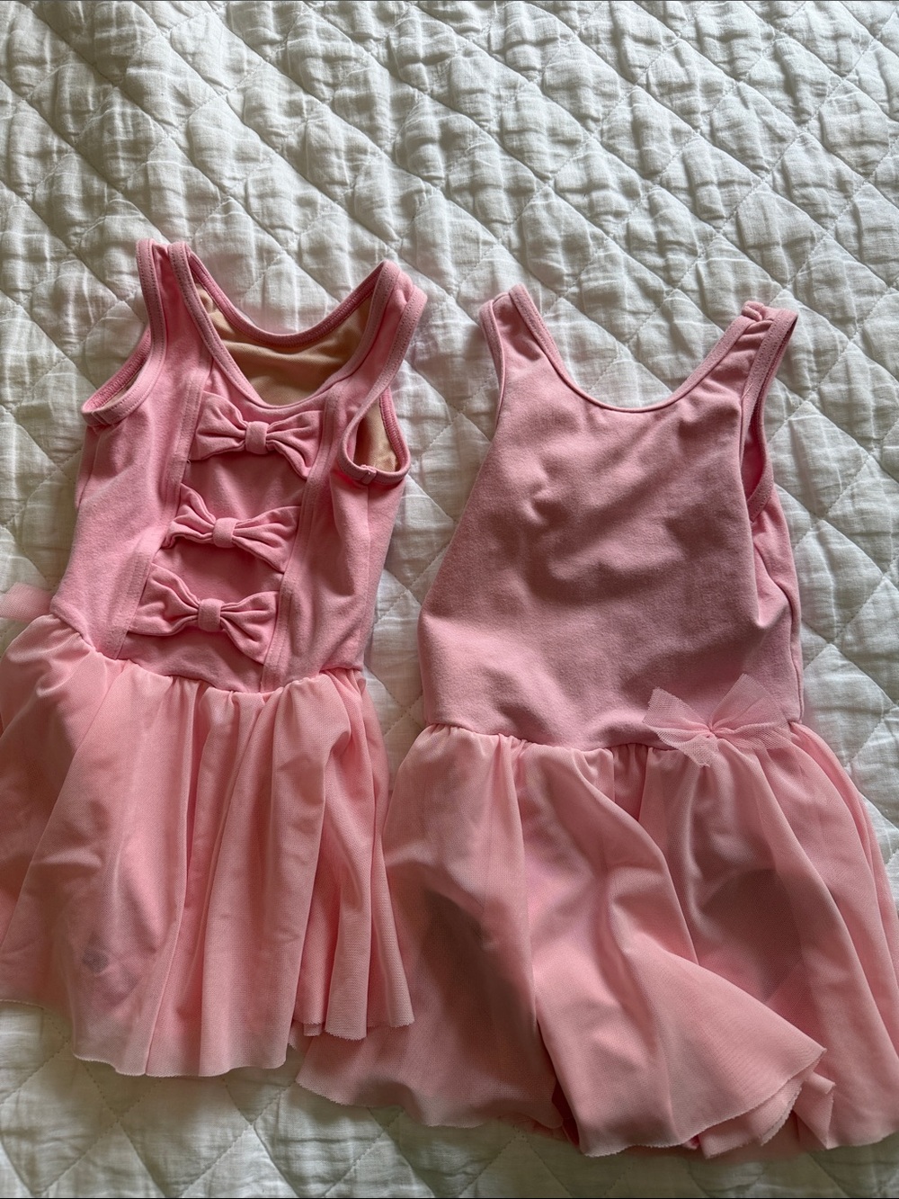 Pink Girls' Ballet Leotard Set